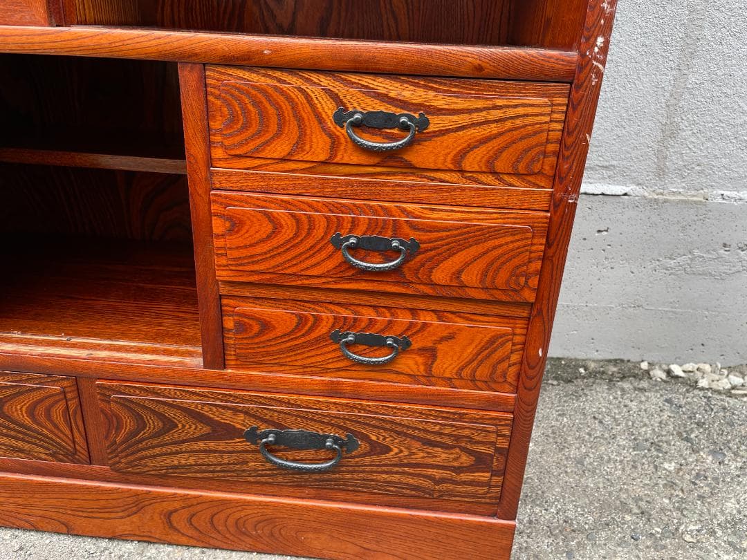 ★状態〇★ 昭和 レトロ 家具 茶箪笥 古家具 たんす タンス アンティーク