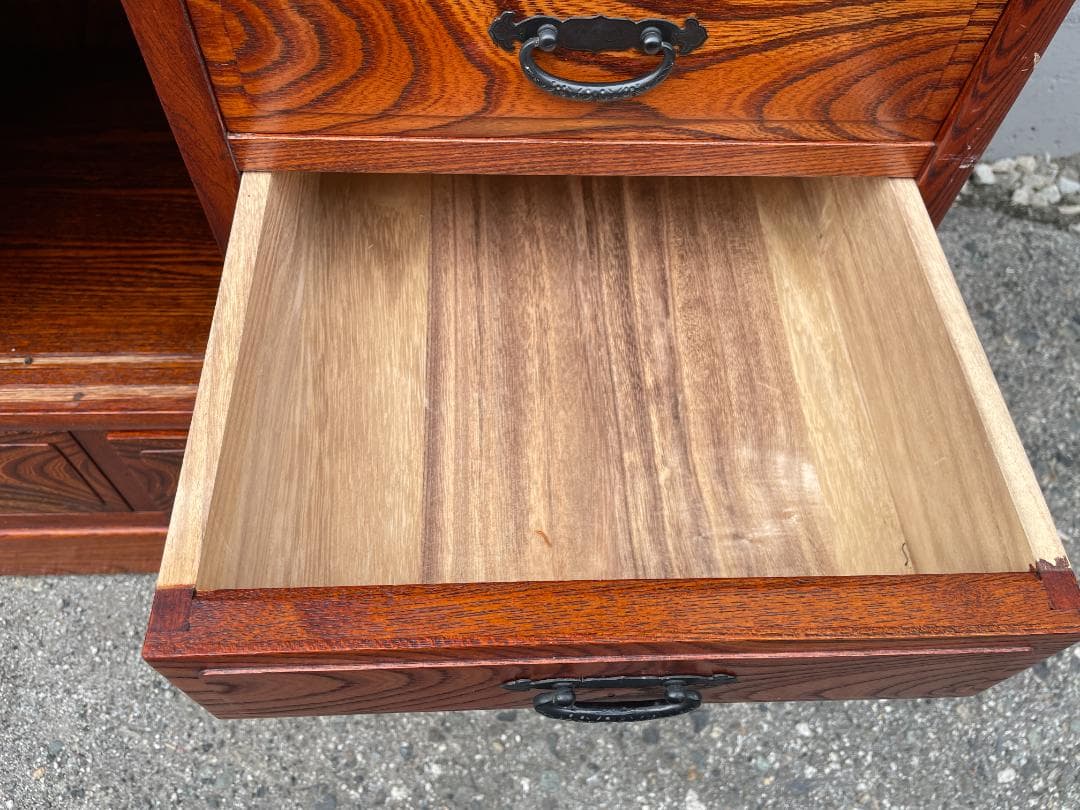 ★状態〇★ 昭和 レトロ 家具 茶箪笥 古家具 たんす タンス アンティーク