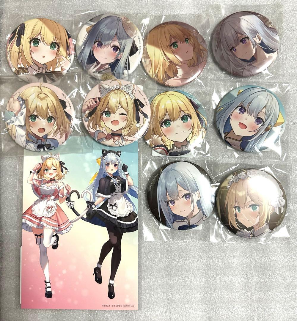 転生王女と天才令嬢の魔法革命 缶バッジ スペシャルカード