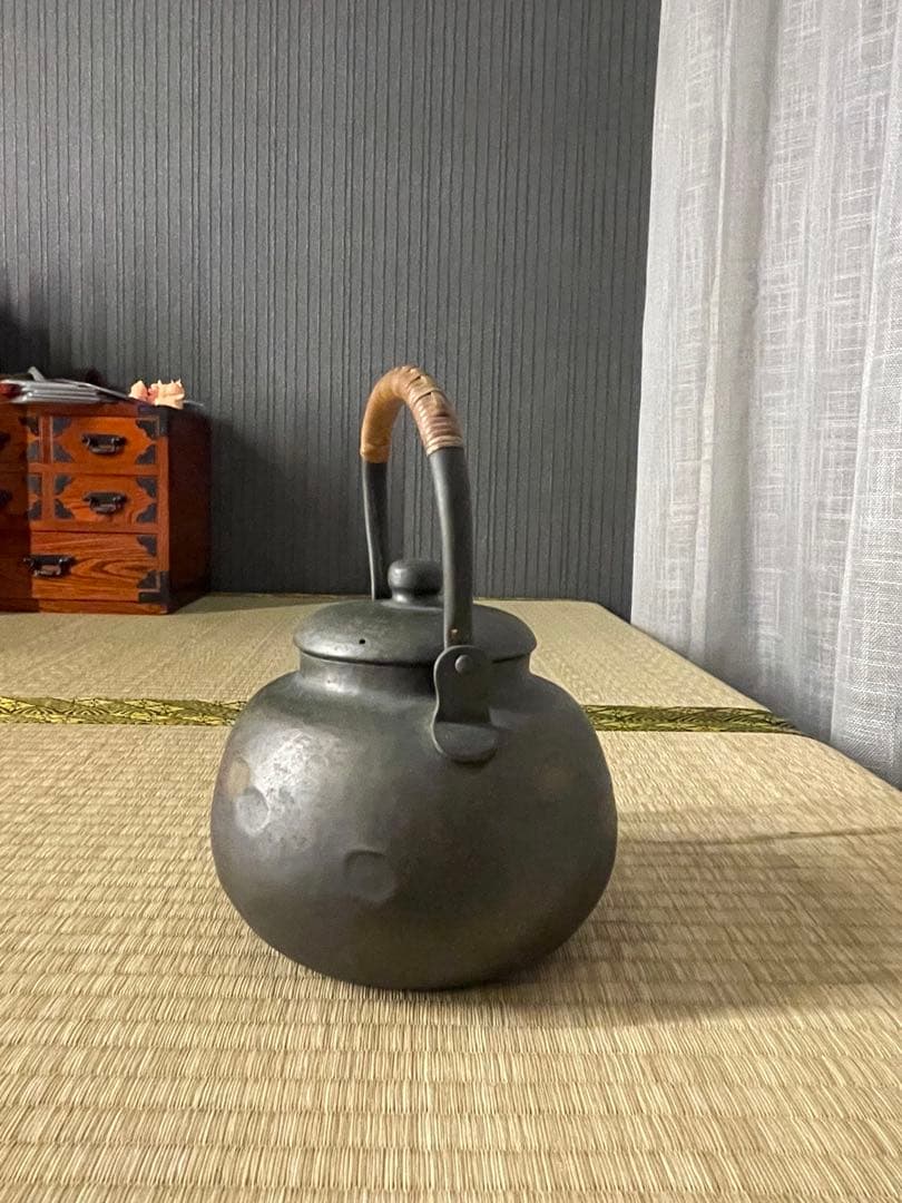 最終値下げ　煎茶道具 富貴堂 鎚起銅器 湯沸 銅瓶 重量300g