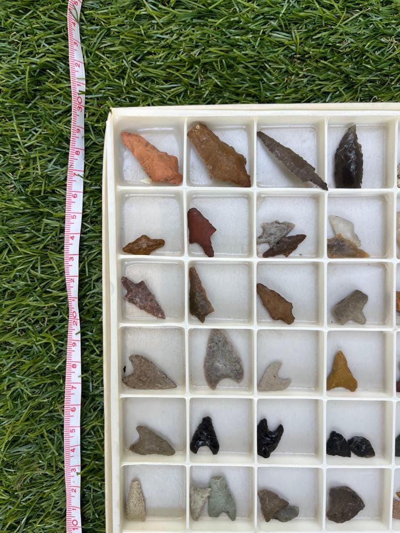 矢尻　鏃　やじり　縄文石器　弥生時代　破片　新潟県　長者屋敷遺跡　中貝遺跡