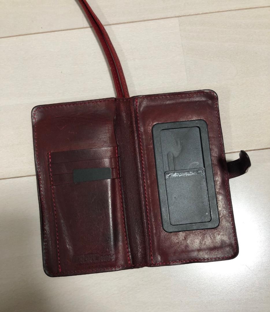 BACKLASH イタリアン ダブルショルダー レザー 携帯ケース