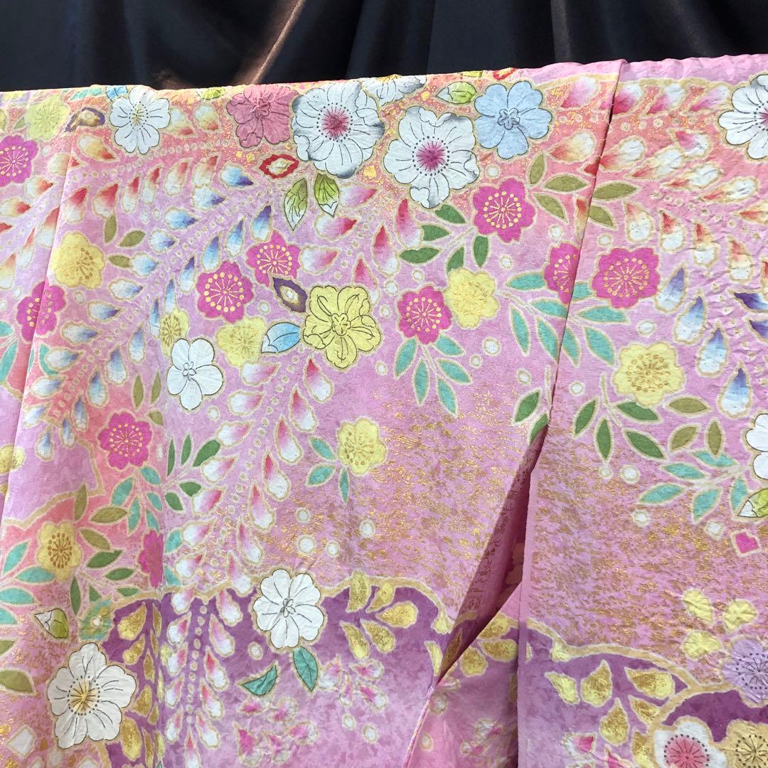 振袖フルセット ■翠山工房■辻ヶ花絞り■新品オーダー仕立て■振袖一式