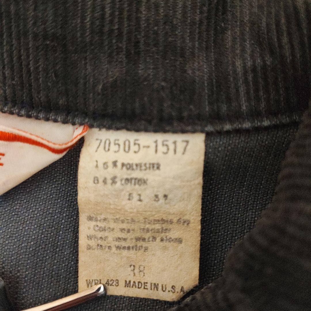 70s Levi’s 70505-1517 ブラック コーデュロイ USA製38
