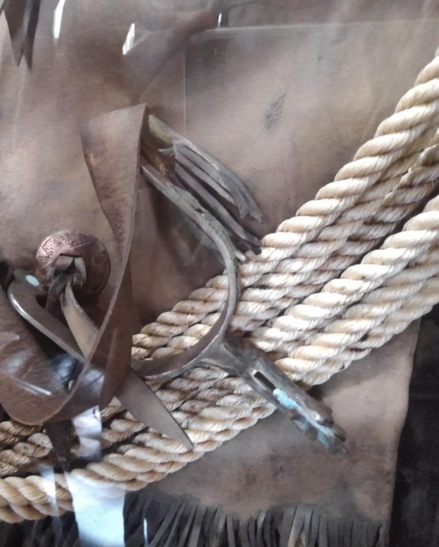 ウエスタンオブジェ　アンティーク　アメリカ大西部   ロデオ　ブロンコバスター