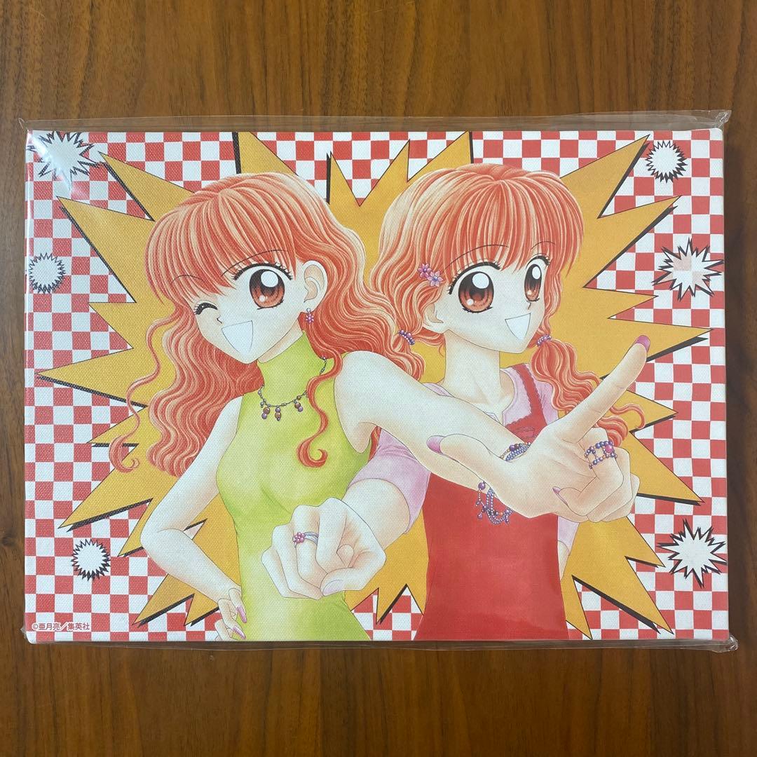 未使用 りぼん70周年 松本夏実 藤田まぐろ 亜月亮 キャンバスアート3点セット