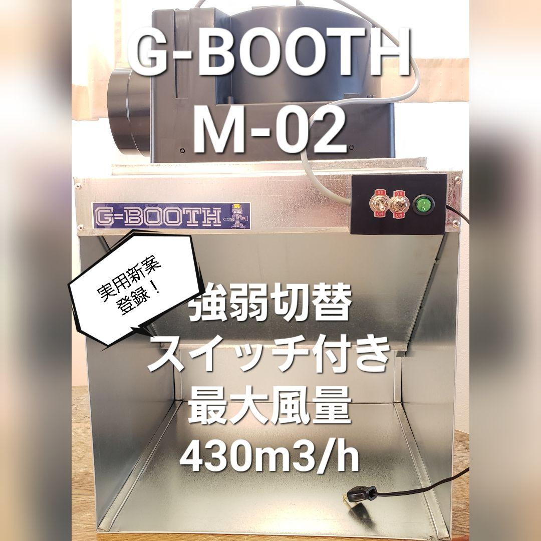 G-Booth静音研磨塗装ブース実用新案　三段階切替　風量430ｍ3/ｈセット