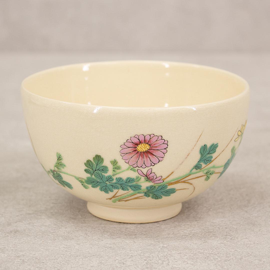 鳳山 造 京焼 仁清写 十二ケ月季節茶碗 9点まとめて 抹茶碗