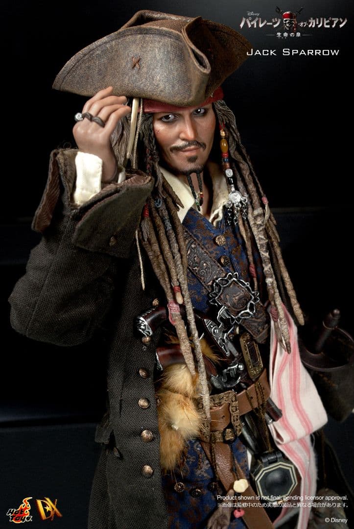 限定生産新品HOTTOYSジャックスパロウDX06生命の泉スペシャルエディション