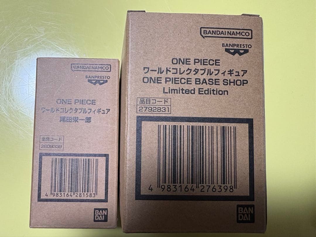 ワンピース　ベースショップ　ワーコレ　ルフィ・尾田栄一郎　2点セット