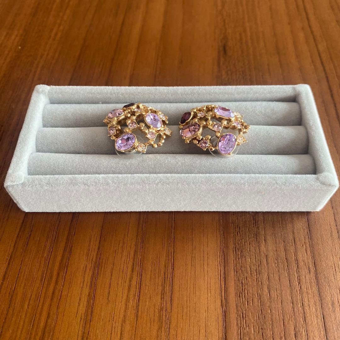 Grosse グロッセ Crystal Harmony ピアス ゴールド