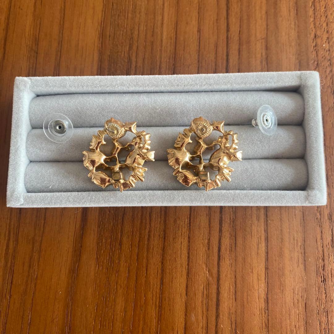 Grosse グロッセ Crystal Harmony ピアス ゴールド