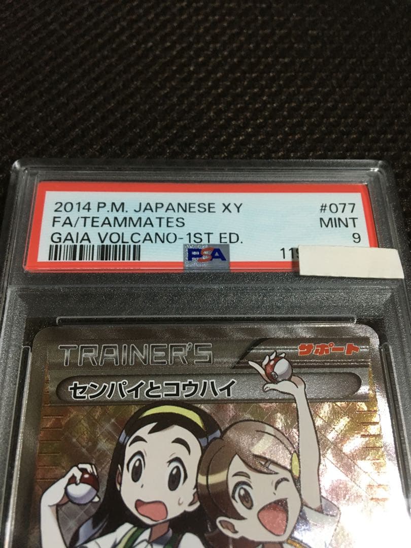 フォローで割引！ ポケモンカード PSA9 センパイとコウハイ XY5 SR