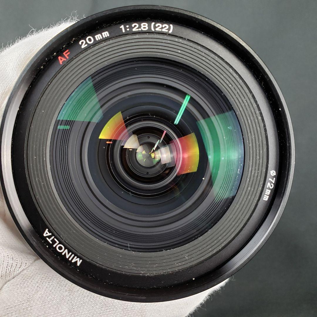 ミノルタ MINOLTA AF 20mm F2.8 カメラレンズ レンズフード