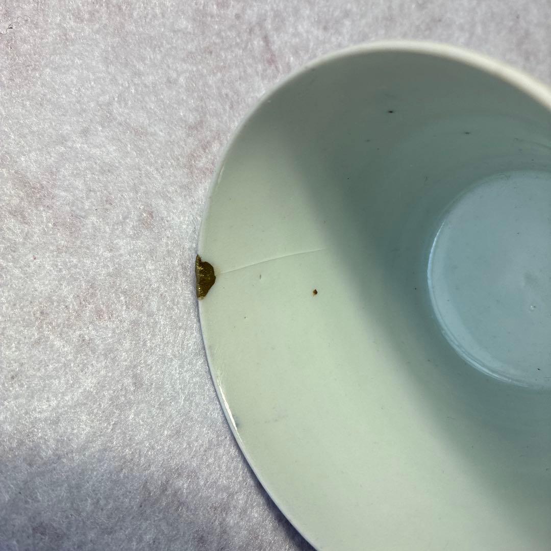 古伊万里　蒟蒻印判　桐　蕎麦猪口