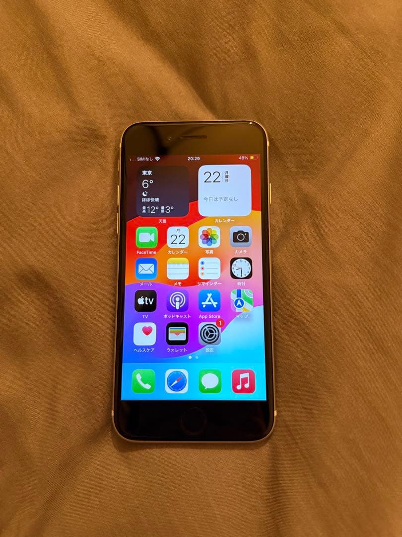 SIMフリーiPhone SE(第２世代) 64GB　ホワイト　ジャンク品