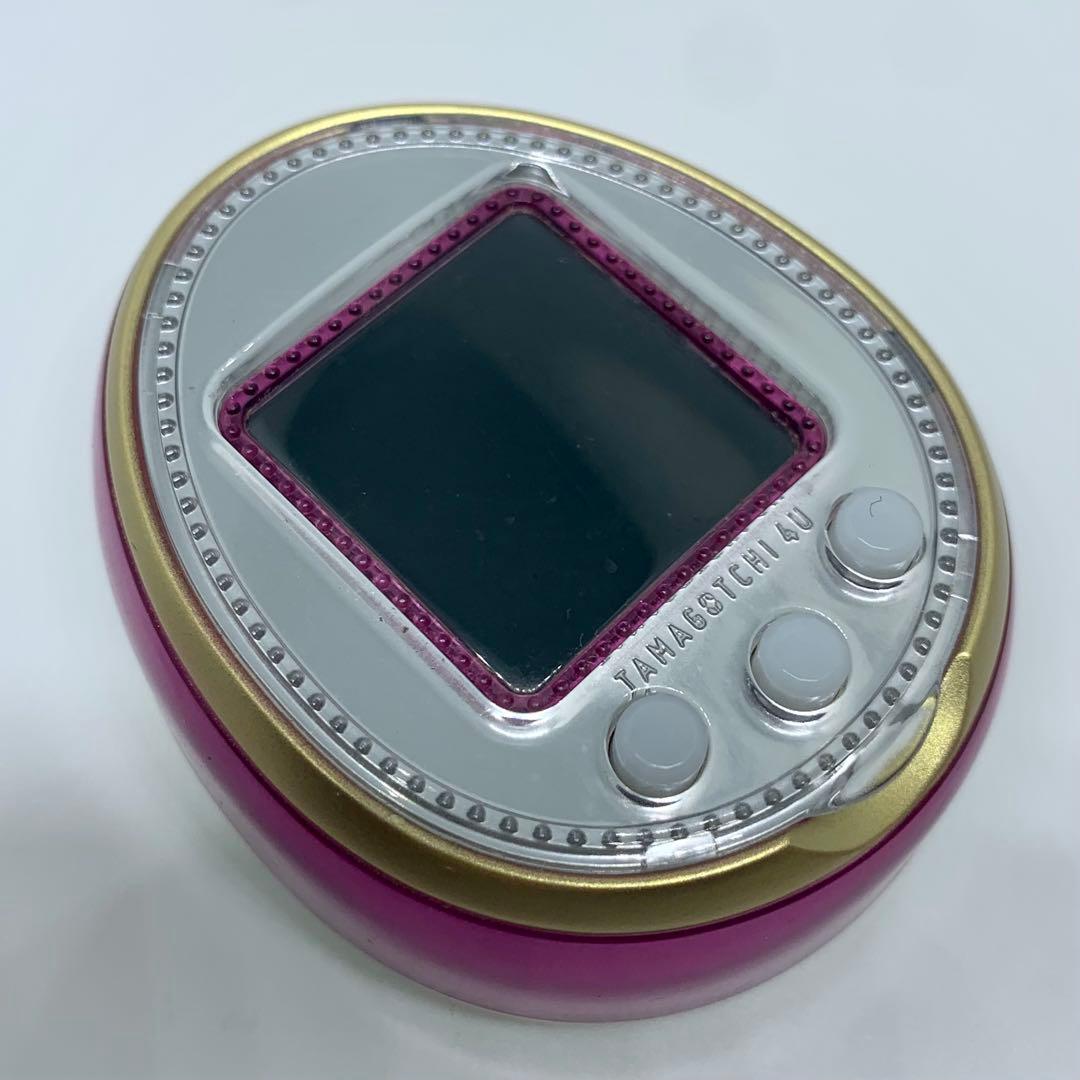動作OK◎たまごっち4U ピンク ストラップ付き