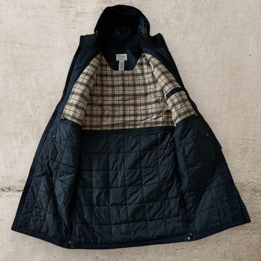 美品名品L.L.Bean GORE-TEXノーイースターロングコートドローコード