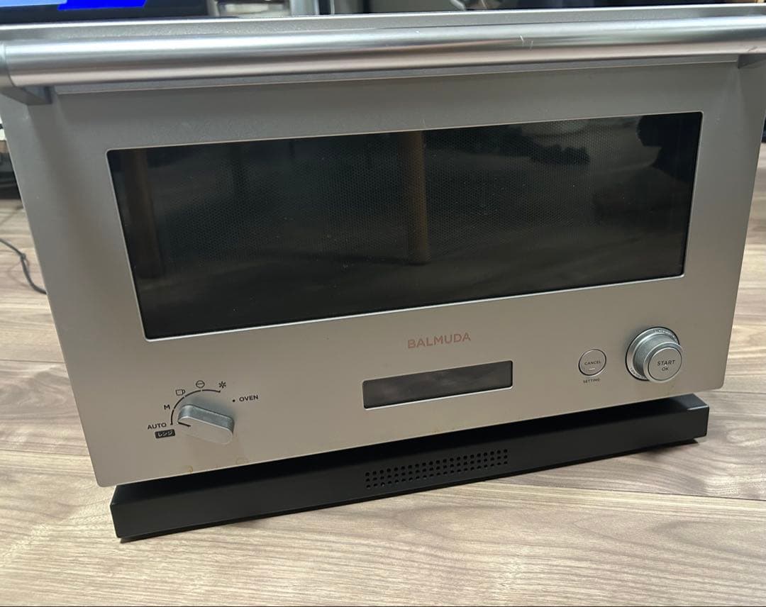 美品⭐︎バルミューダ オーブン シルバー　電子レンジ