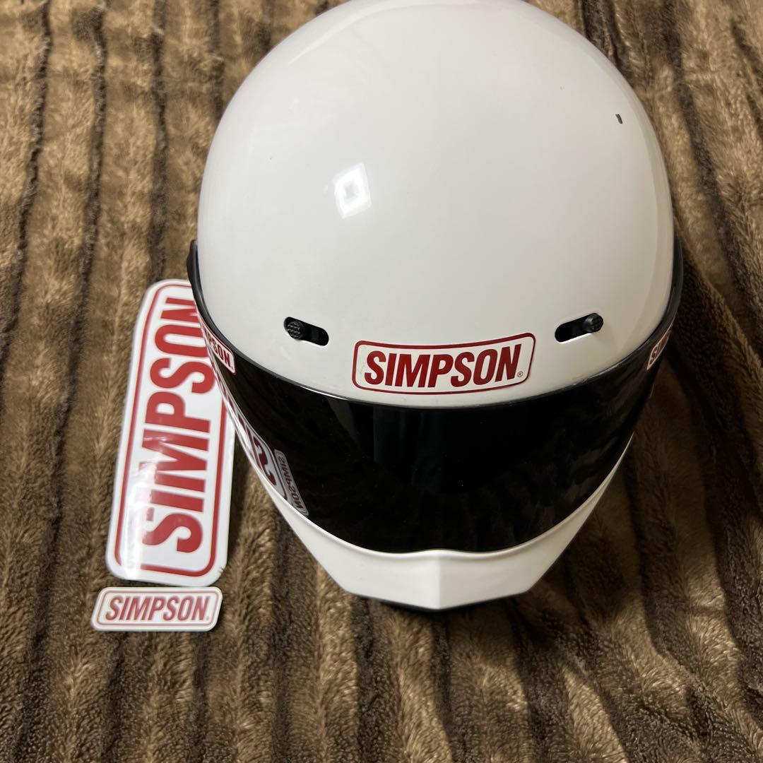 SIMSON フルフェイスヘルメット ホワイト