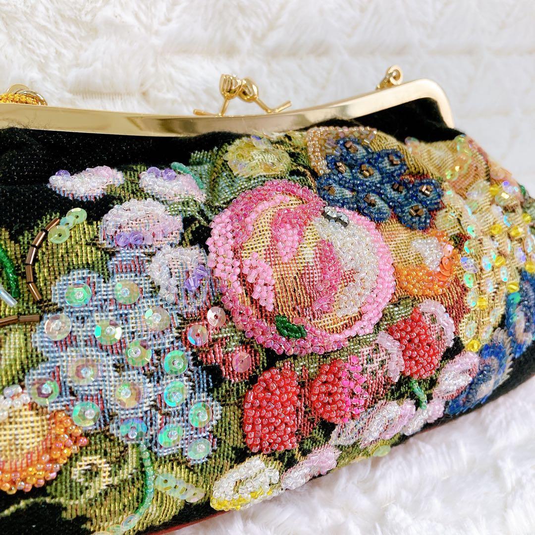 【新品タグ付】Think Beeシンクビー　ビーズ 2wayバッグ　ゴブラン織り