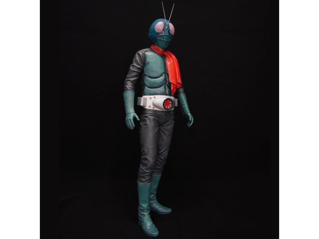 【未使用】1/4 海洋堂 メガソフビコレクション No.6 仮面ライダー 旧1号