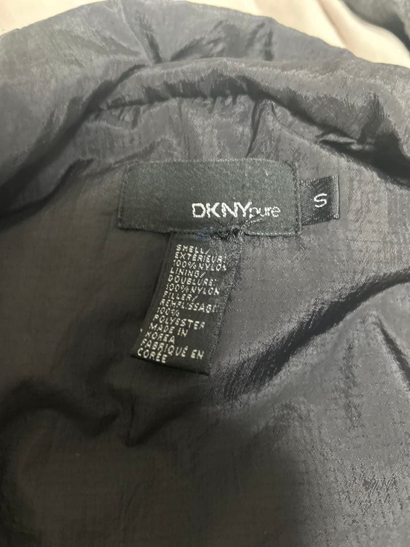 トップス 1990s DKNY zip padded pullover vest