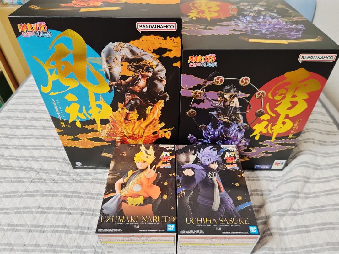 NARUTO うずまきナルト＆うちはサスケ　風神雷神セット