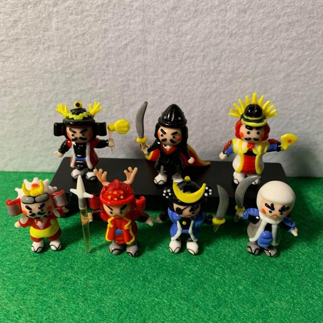 真田幸村　ガラス細工　ミニチュア