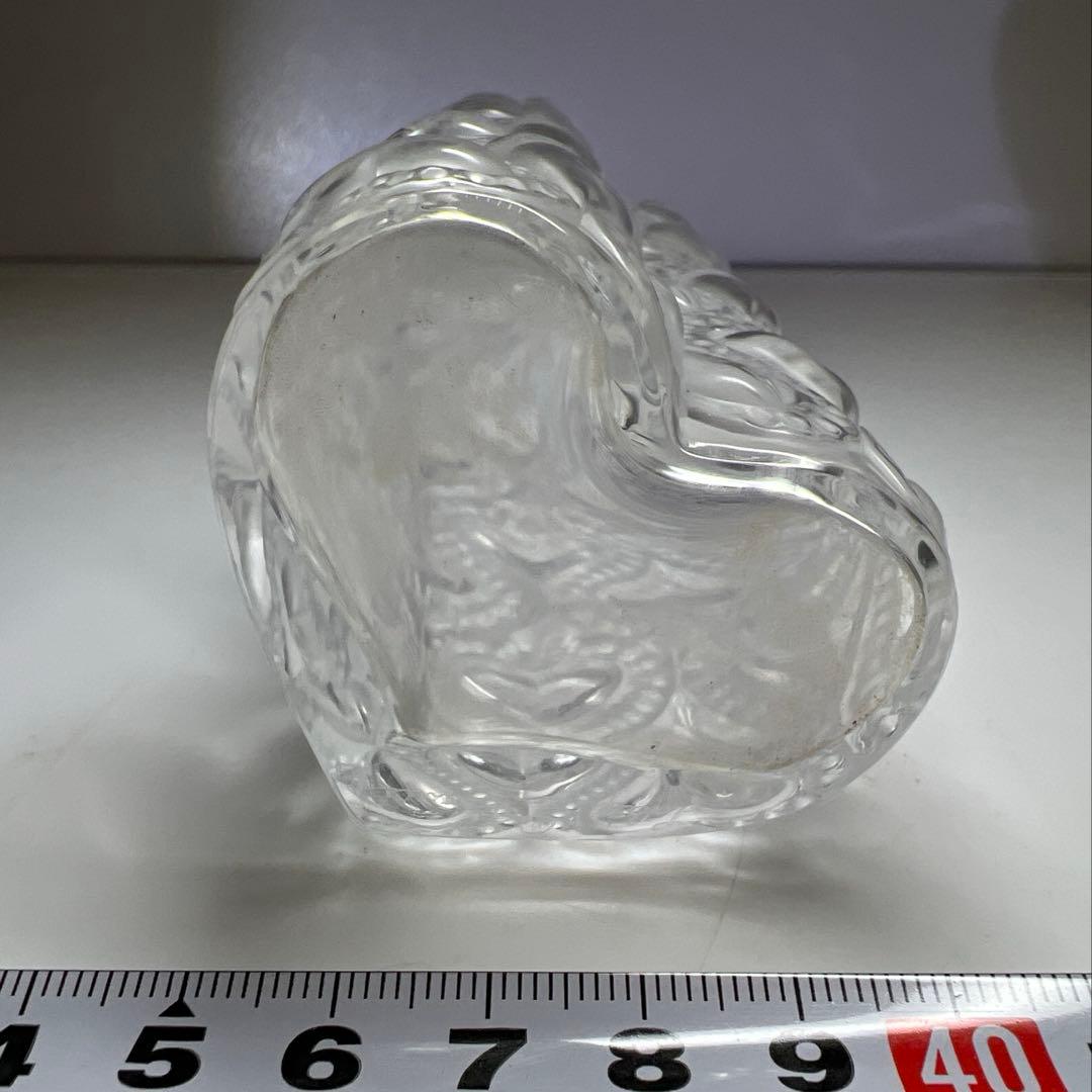 ラリック　ハート　フラワーベース　箱付　最大高さ16㎝　東Y7-0904①トヒオ