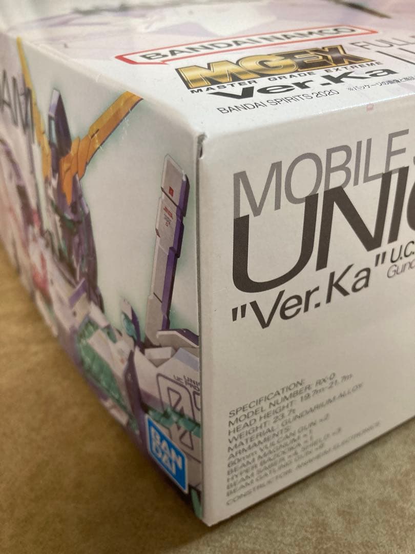 k*u様 MGEX 1/100 ユニコーンガンダム　ver.Ka 、新品、未開封