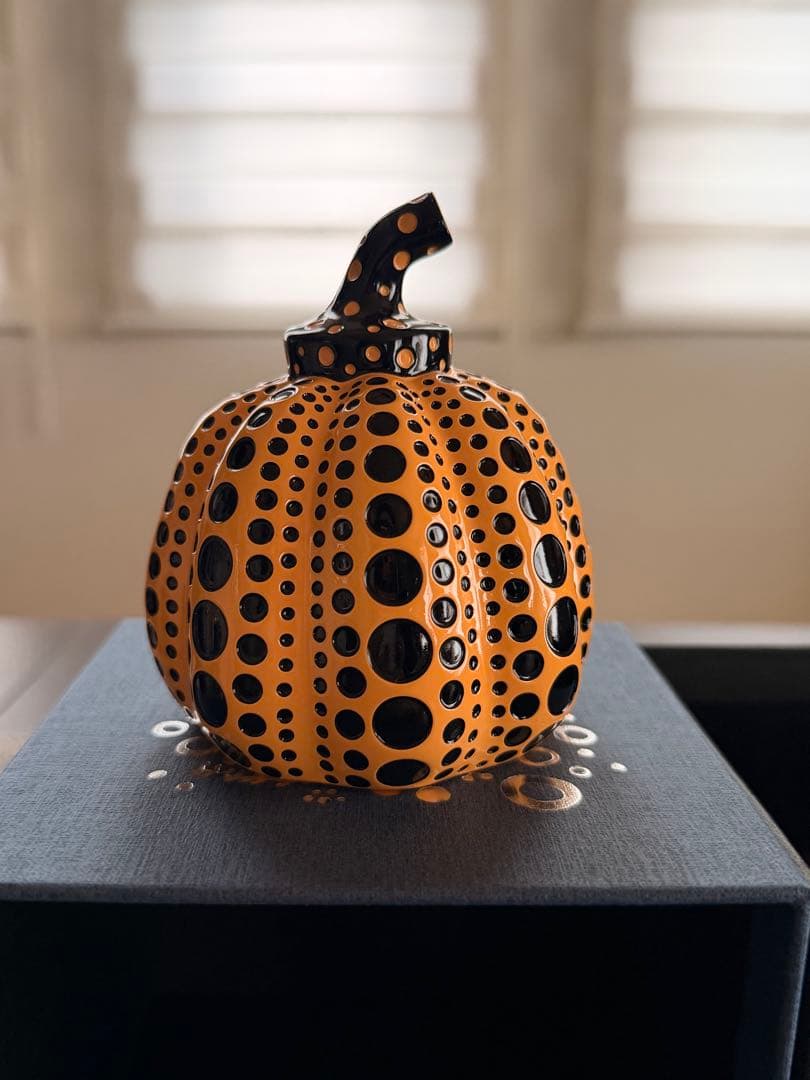 草間彌生 カボチャオブジェ 陶器