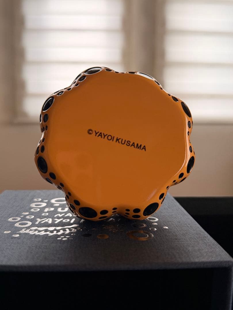 草間彌生 カボチャオブジェ 陶器