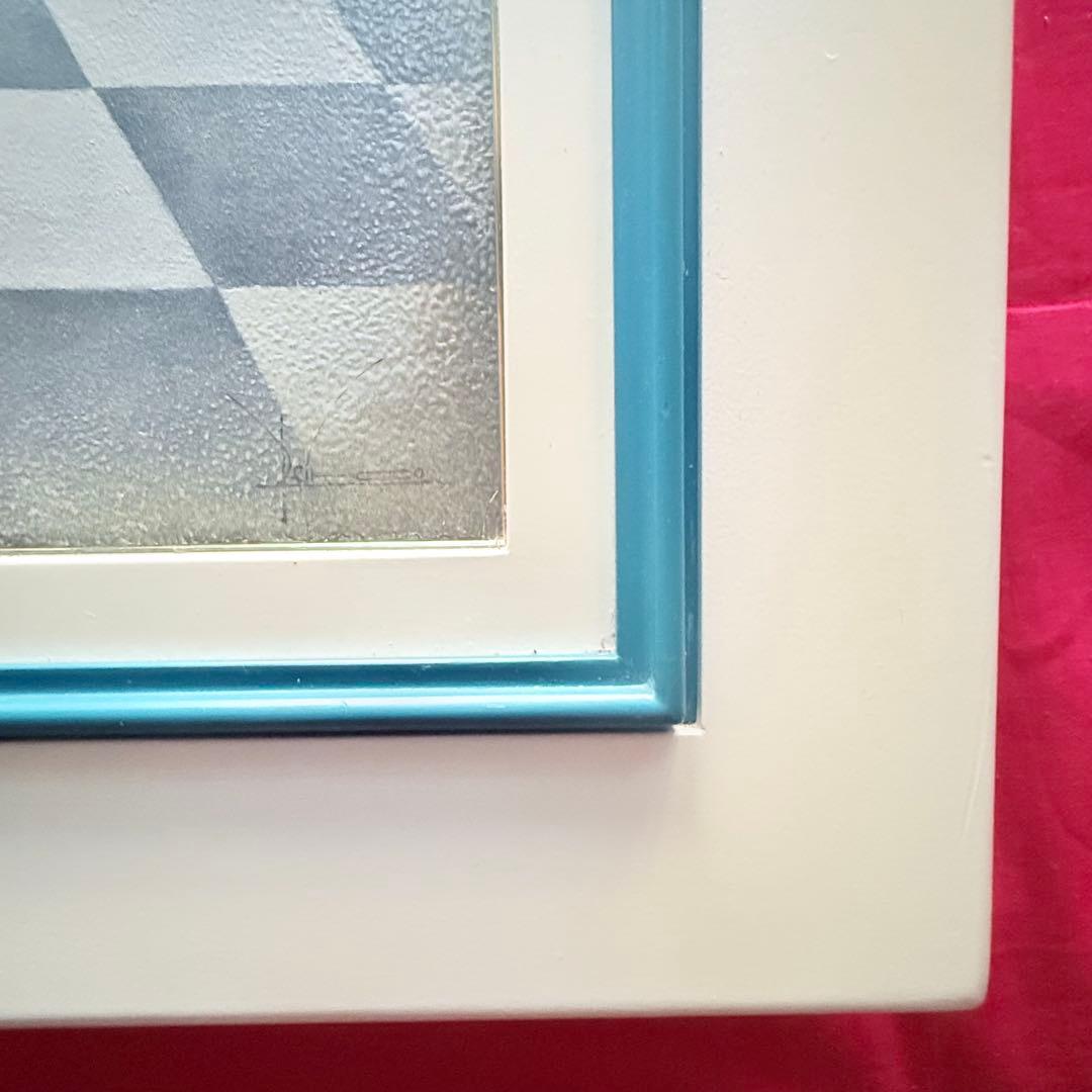 新春特別価格 ‼️くろねこ‼️川内令子『ピエロと黒猫』油彩画99年作真筆署名有