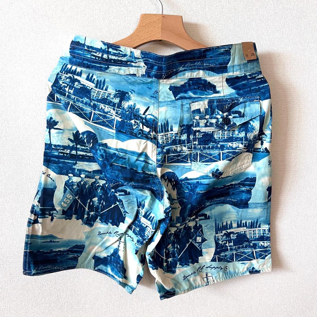 モナカ　[RRL]  プリントショーツ W28 新品未使用