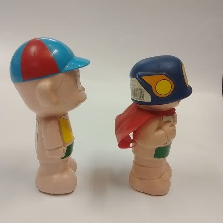 サンスター こどもシャンプー 怪物くん　パーマン 1号 ソフビ 当時物