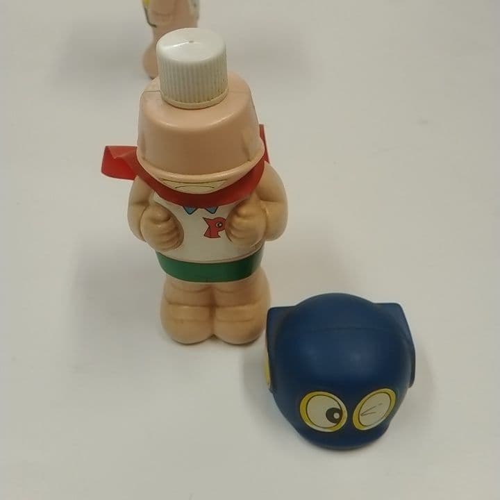 サンスター こどもシャンプー 怪物くん　パーマン 1号 ソフビ 当時物