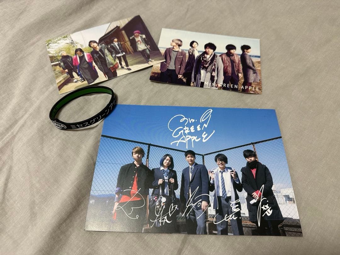 Mrs. GREEN APPLE サイン入りポストカード ラババン