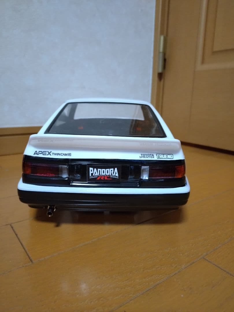 トレノ AE86 ホワイト/ブラック パンドラ ディスプレイシャーシ ete