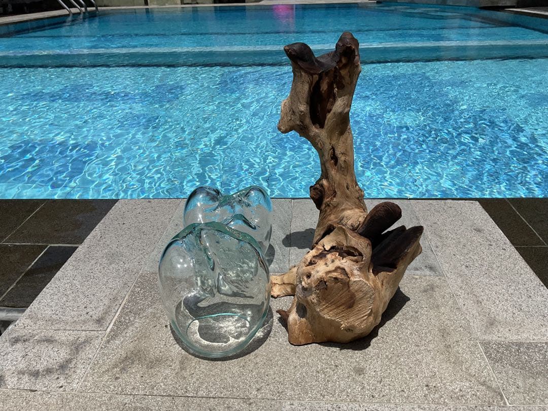 【新入荷】フィッシュボール(天然木ガラス水槽)Mサイズ2個口