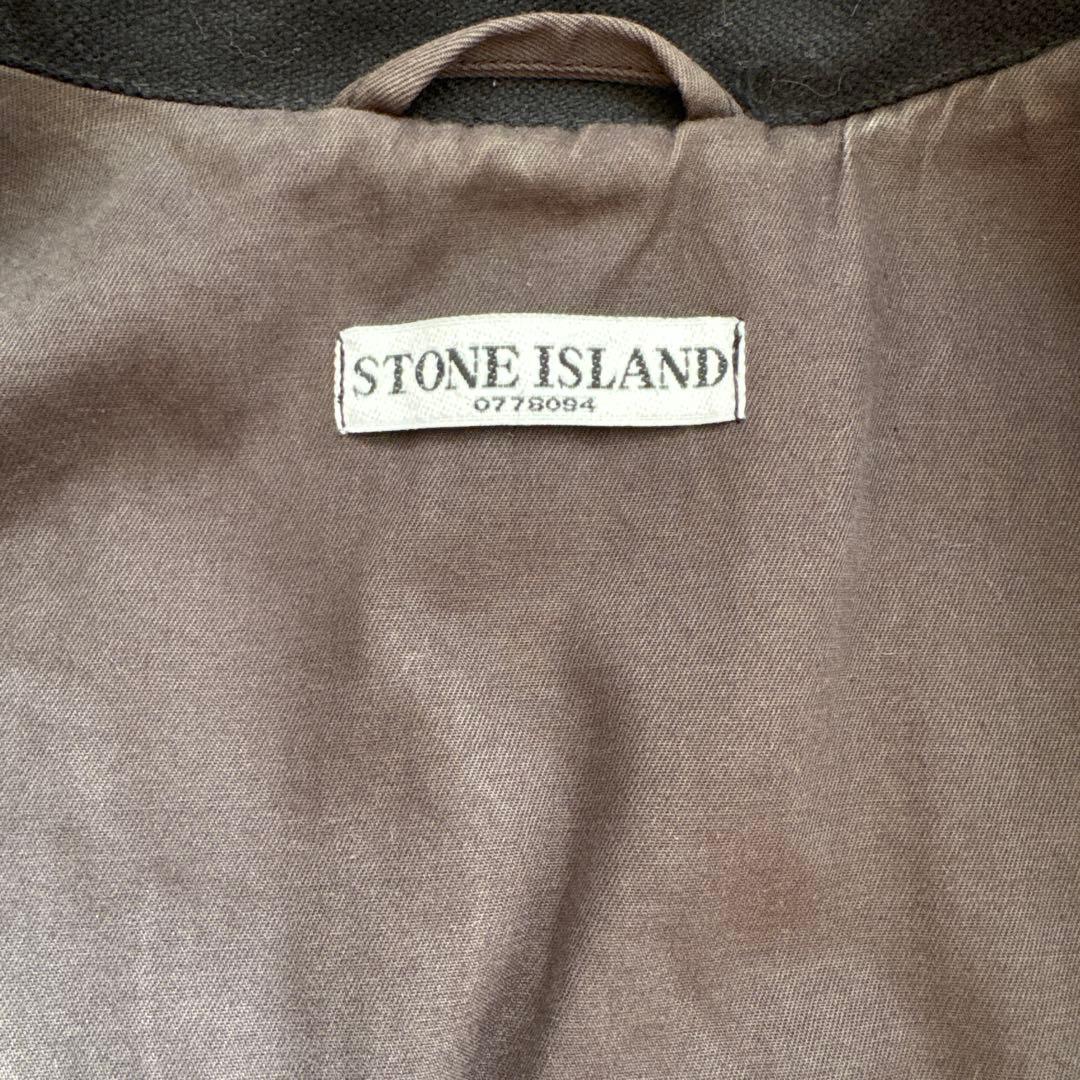 STONE ストーンアイランド レザーライダースジャケット XL 黒