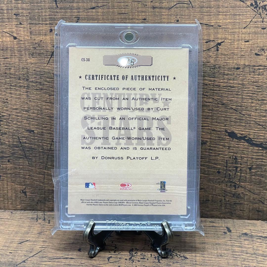 激レア カートシリング 世界5枚限定 ロゴマン 直筆サインカード レッドソックス