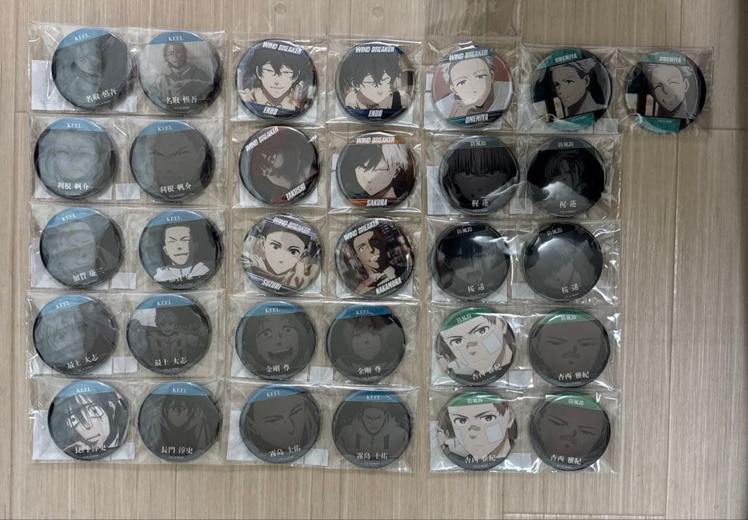 WIND BREAKER 場面写 缶バッジ まとめ