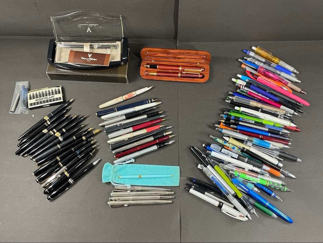 18K 14Kモンブラン ペリカンPLOTO 万年筆 SV925ボールペン 大量