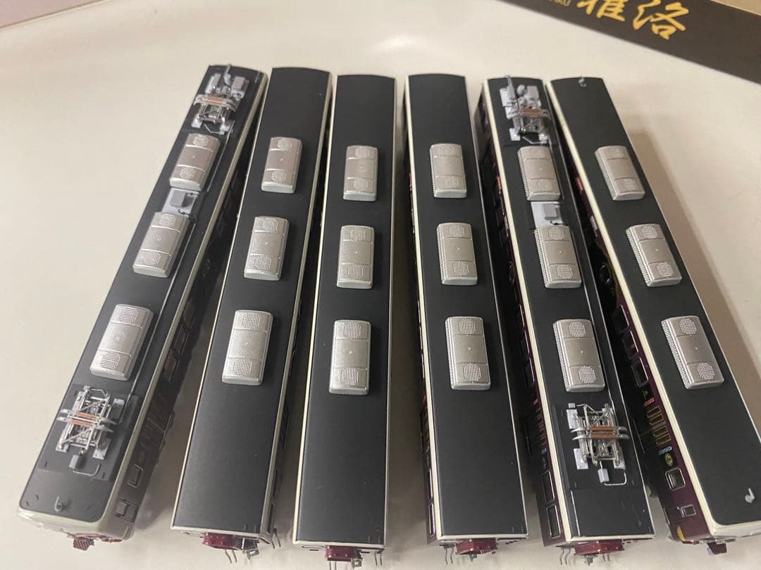 阪急7000系京とれいん雅楽 7006編成Nゲージ カスタム品ライト点灯鉄道コレ