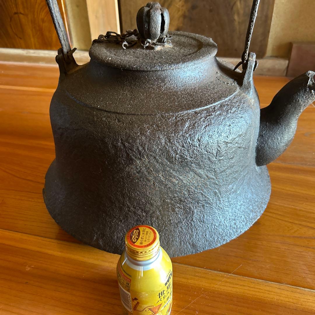 超大型 鉄瓶 レトロ 11kg 約高さ50cm 横幅37cm 15日まで値引き