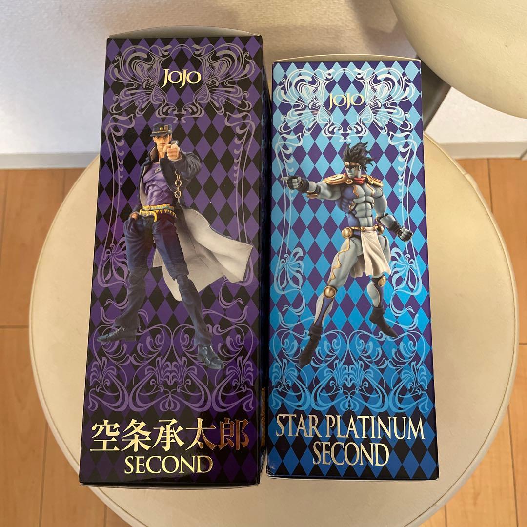 限定 初版 未開封 超像可動 ジョジョ 空条承太郎 スタープラチナ セカンド