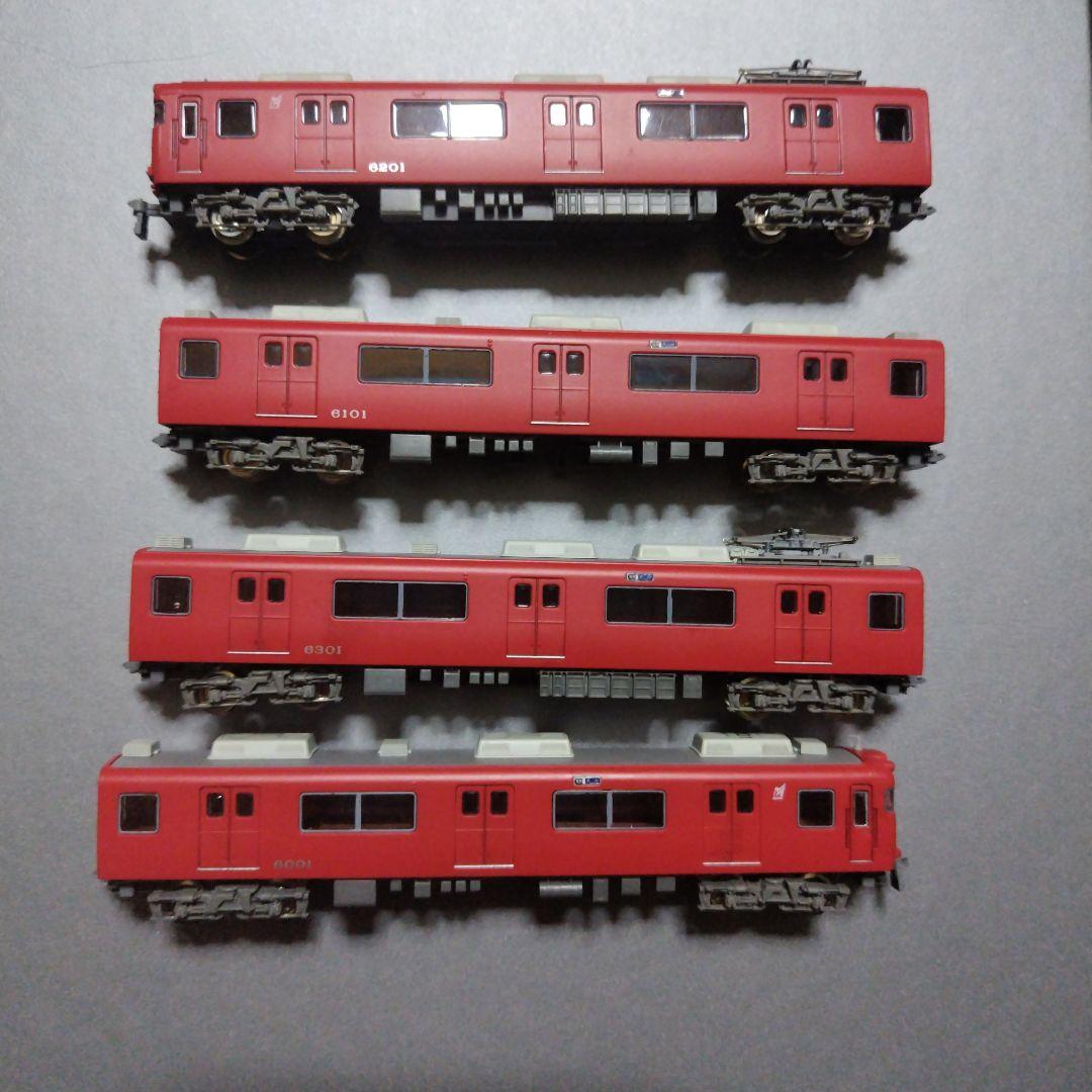 鉄コレ名鉄 6000系1次車6001編成4両セットN化動力付き