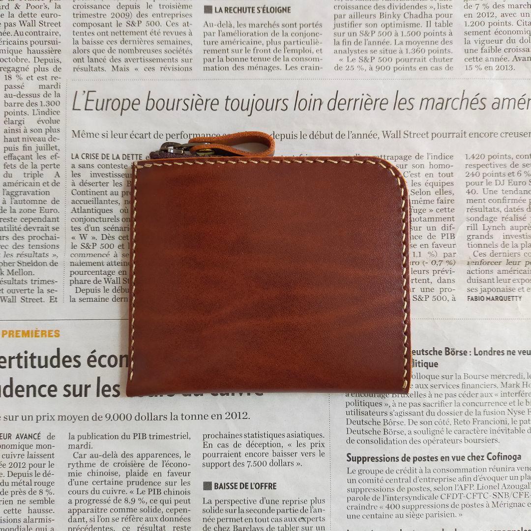 【ゲオルク】二つ折りスリムウォレット