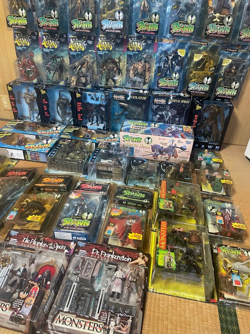 引退品　spawn アメコミ　フィギュア　レトロ　レア　まとめ売り　６８個